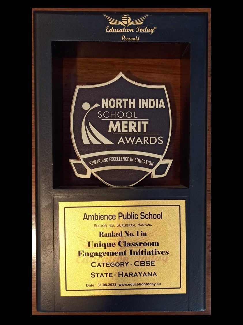 Awarded Rank 1 for 'Unique Classroom Engagement Practices'-4